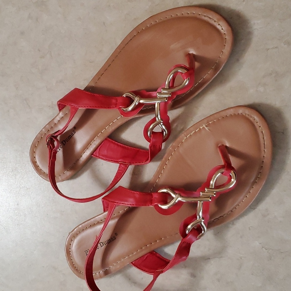 Pierre Dumas thong sandals.  Size 9M
